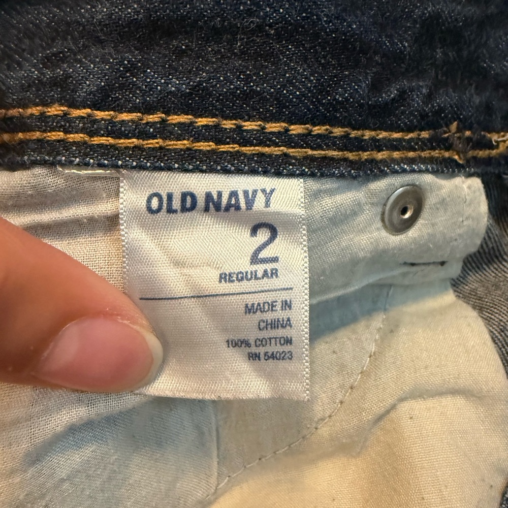 Old Navy Dark Wash Denim Mini Skirt - Picture 7 of 9